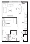 1 Bed 1 Bath